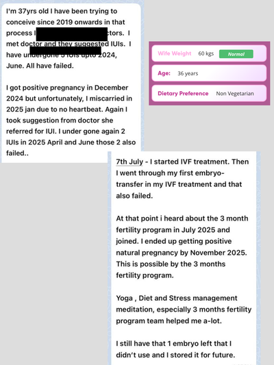 Failed IUI/IVF